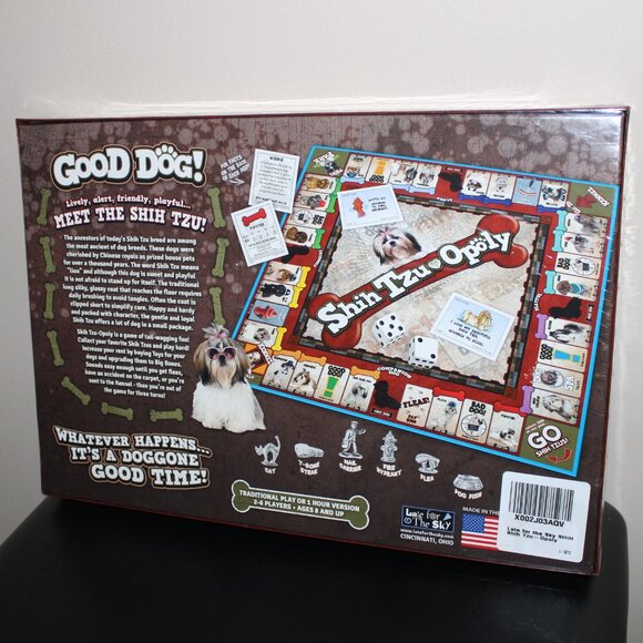 3/$55❤️new sealed🐾🐕Shih Tzu-Opoly🐕🐾Dog-Themed Family Board Game🐾🐕 - Picture 5 of 10